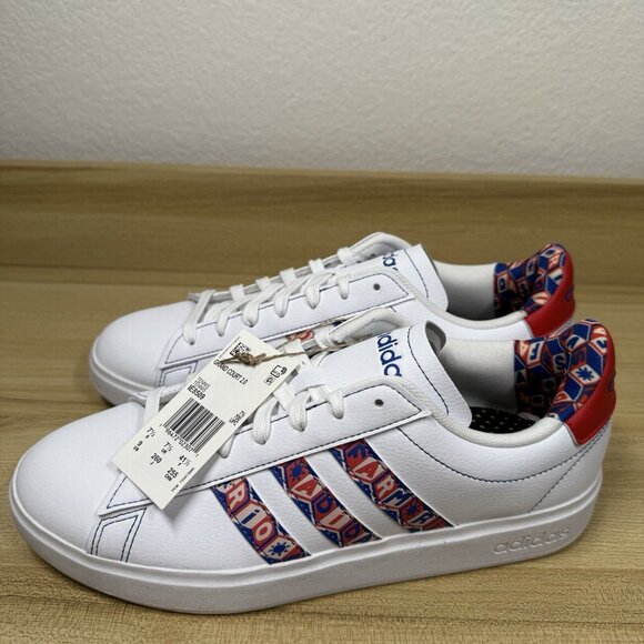 Adidas x Farm Rio Women's Grand Court 2.0 Tennis Shoe Sneaker White Size 9 - Picture 9 of 13